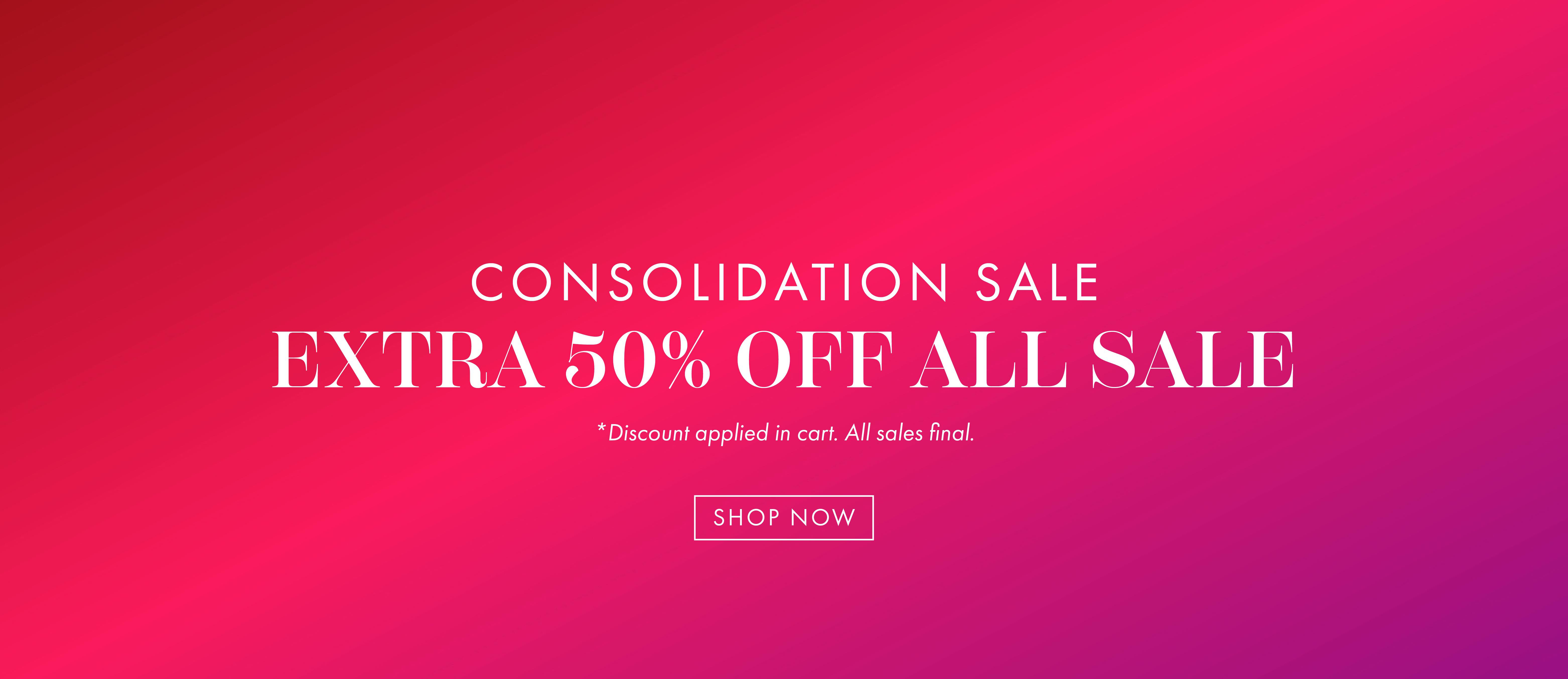 Shop The Consolidation Sale